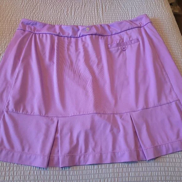 EPNY-KNIT SKORT W/ BACK MESH PLEAT DETAIL- SZ XXL - Picture 2 of 2